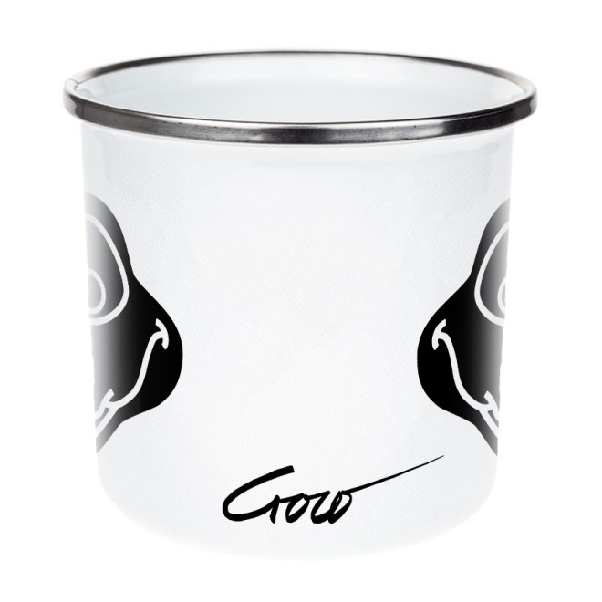 CrocoBit Emaille Tasse