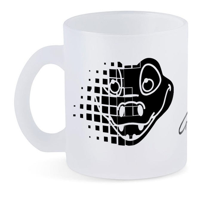 CrocoBit Tasse Glas SATIN