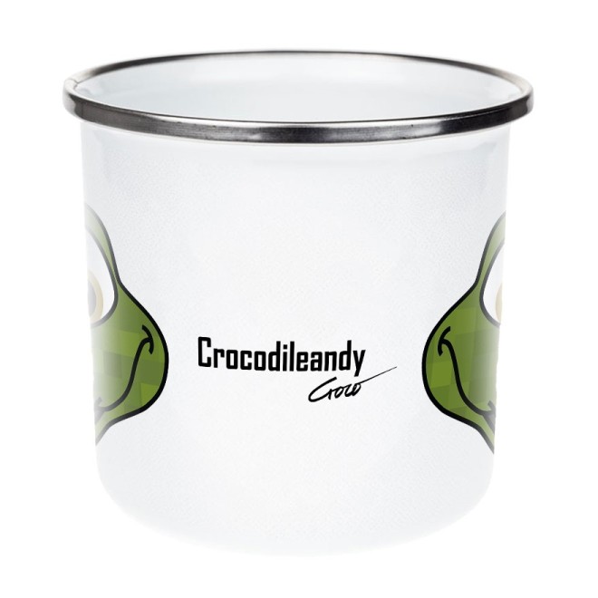 Croco Emaille Tasse