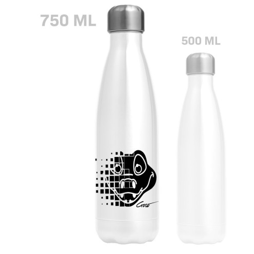 CrocoBit Edelstahl Trinkflasche 750ml