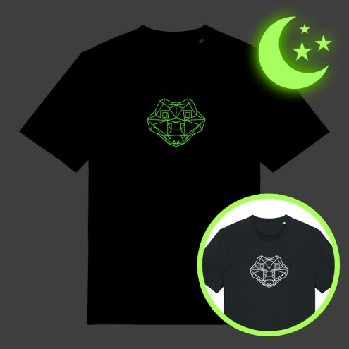Croco Mosaik GLOW IN THE DARK BIO T-Shirt